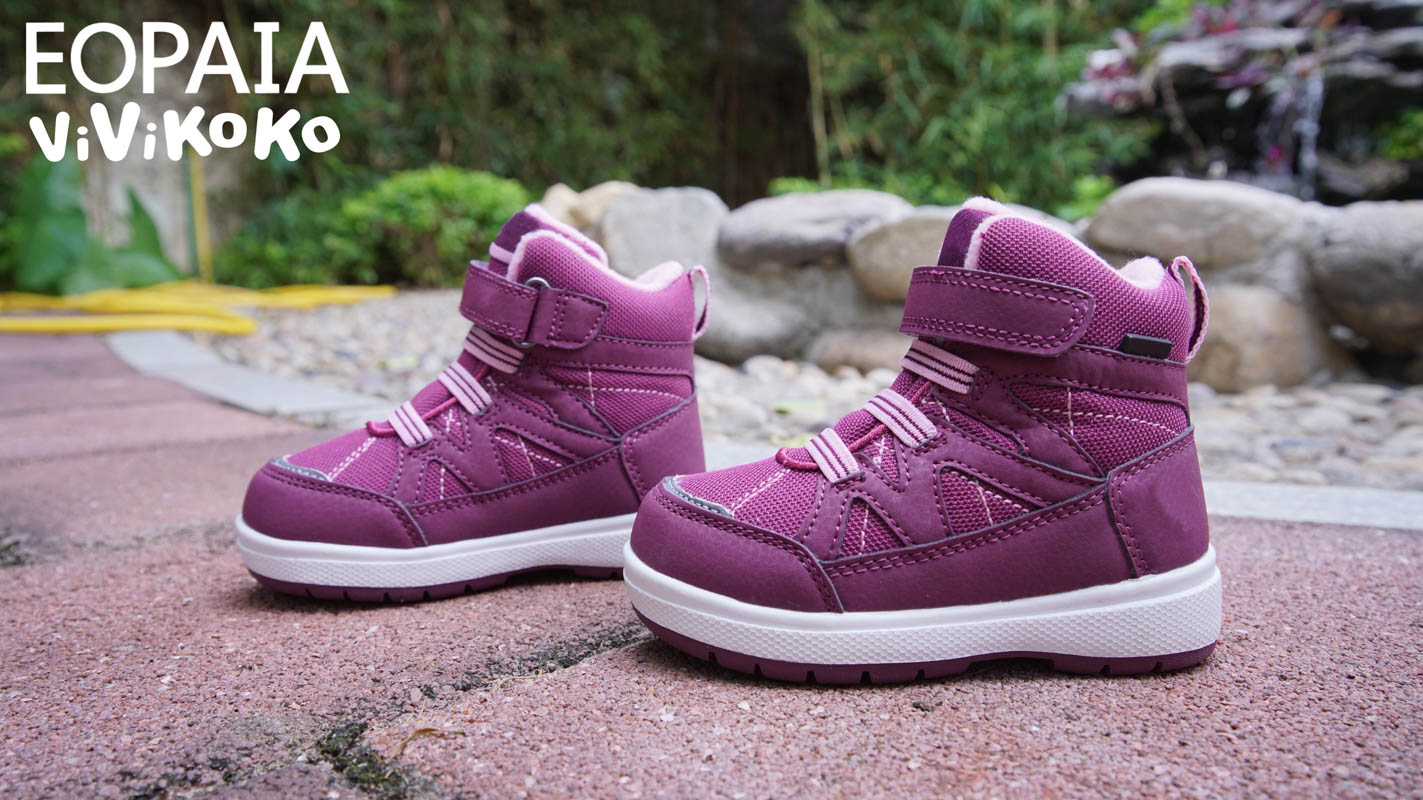 Girl’s winter super warm wool lining purple trekking shoes suppliers in China