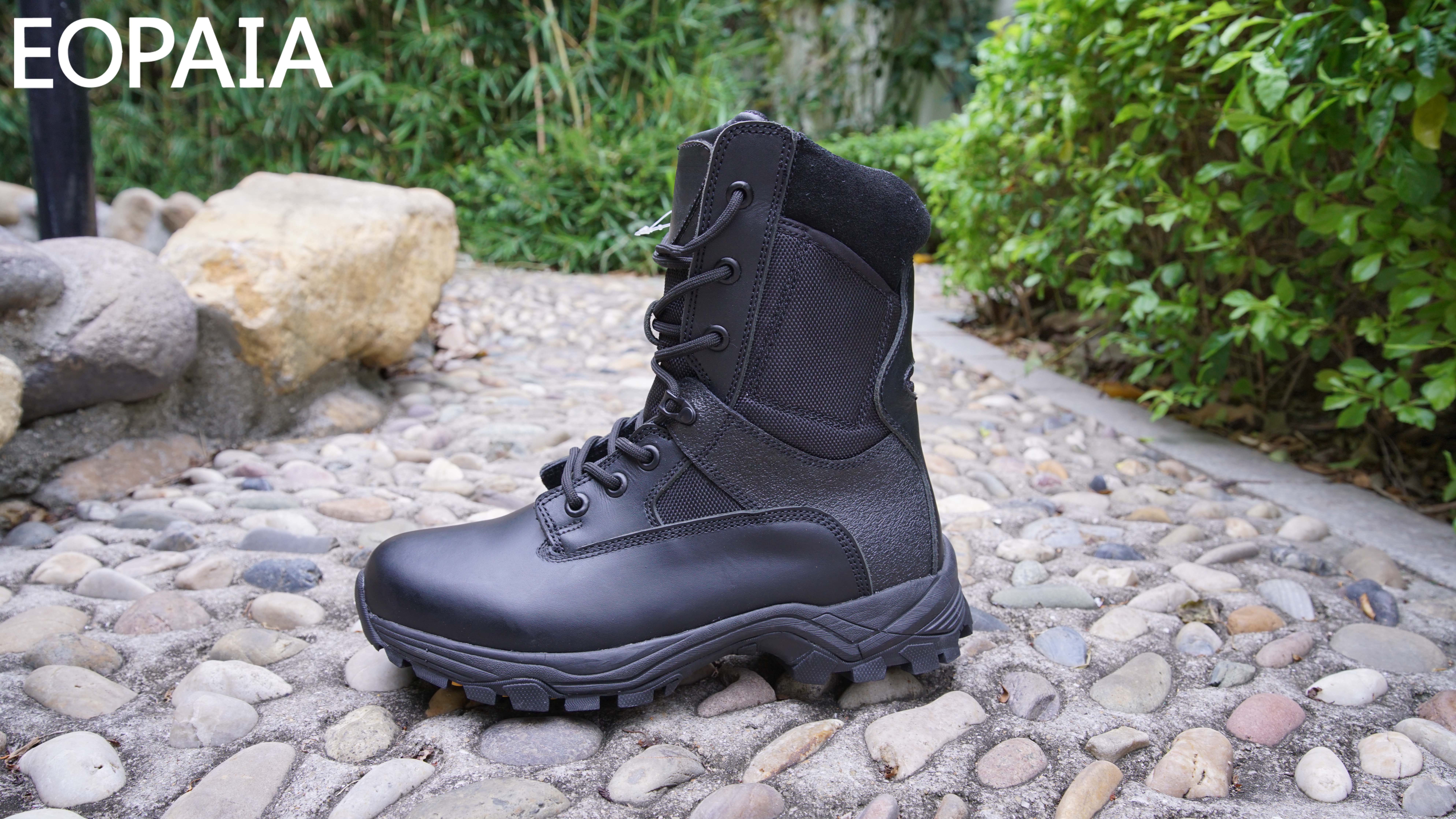 suede black middle-top women’s trekking boots
