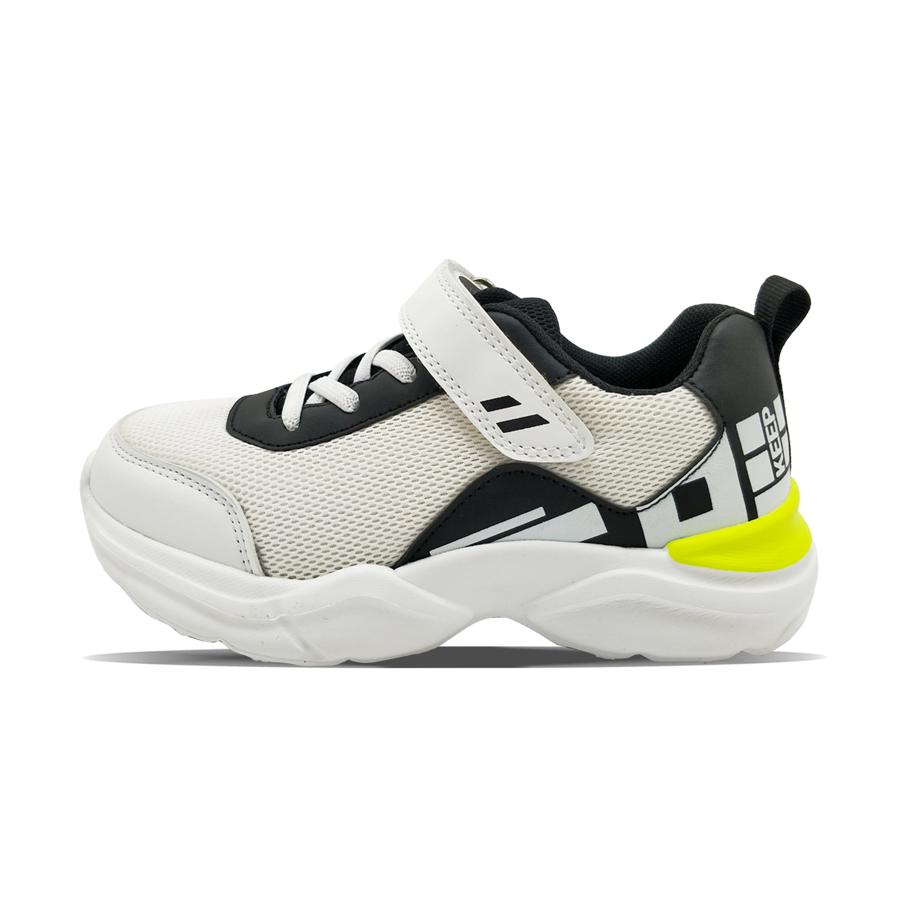 mesh PU graffiti style boy’s casual shoes
