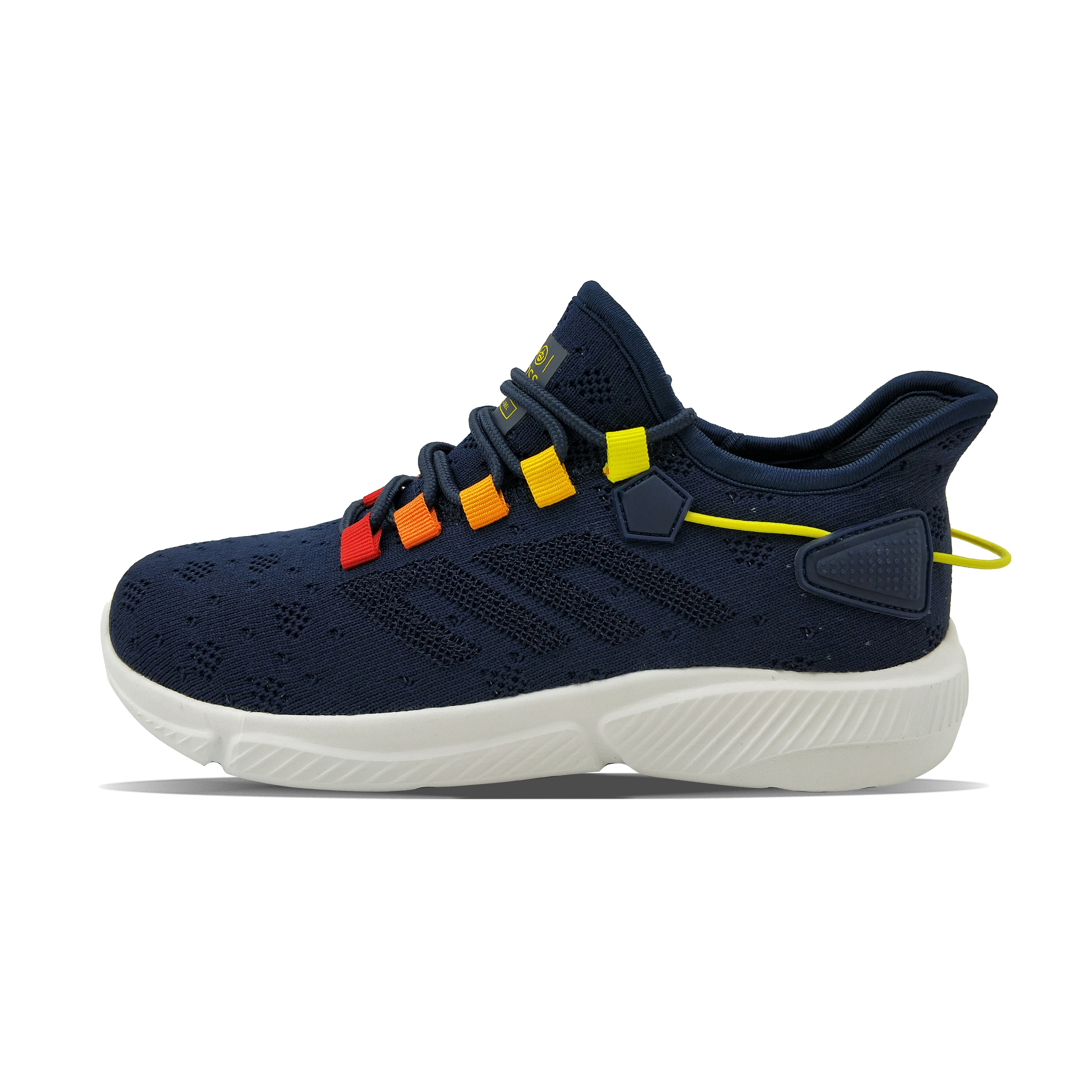 Pentagon Pu slice Gradient color talón surrounding Light Boys' Shoe